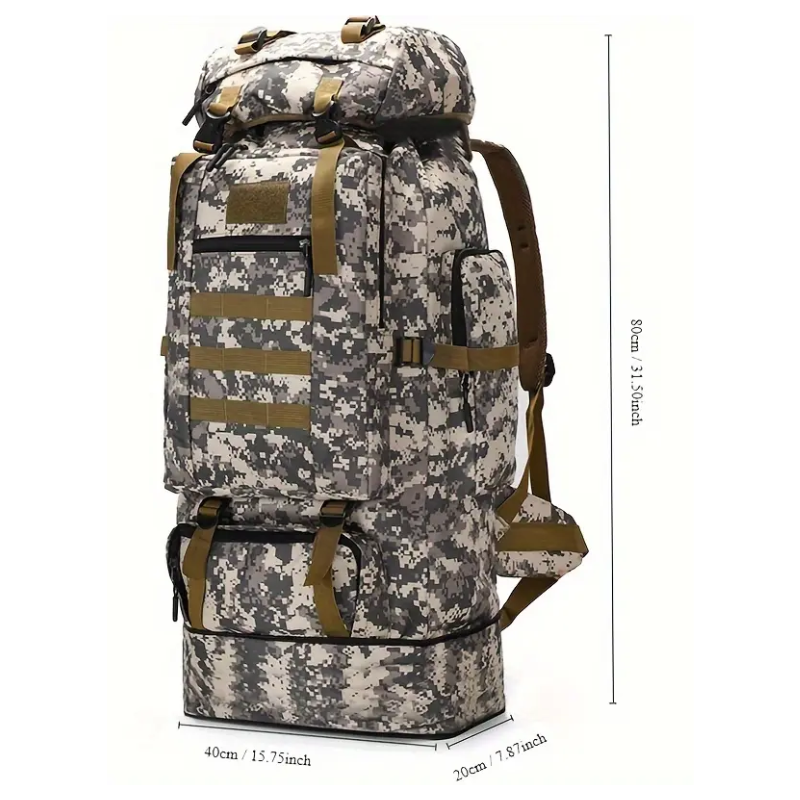 Tactical Backpack Foldable Hiking Camping Bag-1