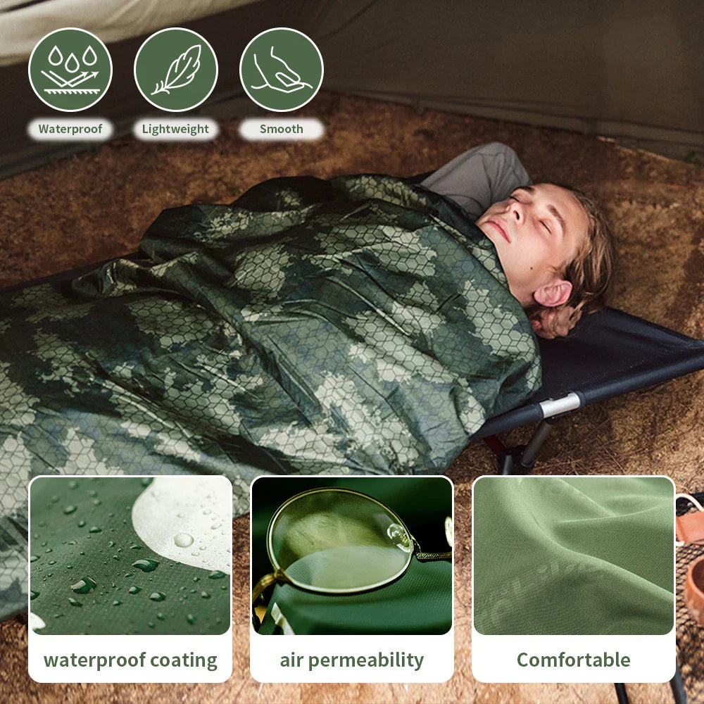 Camping Sleeping Bag Forest Pattern Camouflage