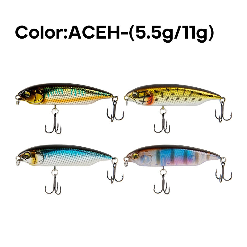 LETOYO 59mm 80mm Sinking Trout Lure Stick Pencil Lure Stickbait Freshwater Artificial Bait Trout Bass Pike Fishing Lure