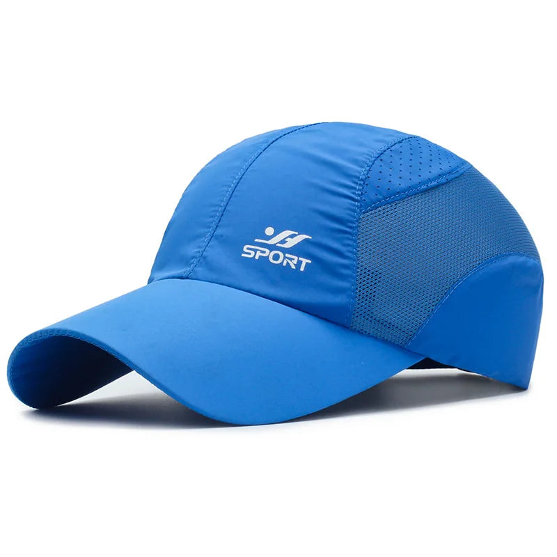 Stay Protected in Style: UV Protection Baseball Cap with Quick-Drying Soft Top, Breathable Strapback for Hiking, Fishing & Outdo
