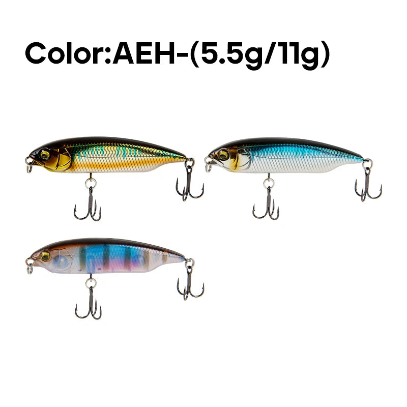 LETOYO 59mm 80mm Sinking Trout Lure Stick Pencil Lure Stickbait Freshwater Artificial Bait Trout Bass Pike Fishing Lure