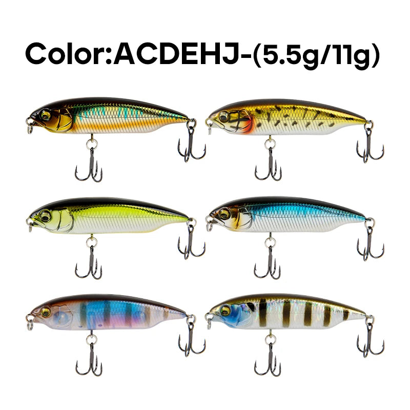 LETOYO 59mm 80mm Sinking Trout Lure Stick Pencil Lure Stickbait Freshwater Artificial Bait Trout Bass Pike Fishing Lure