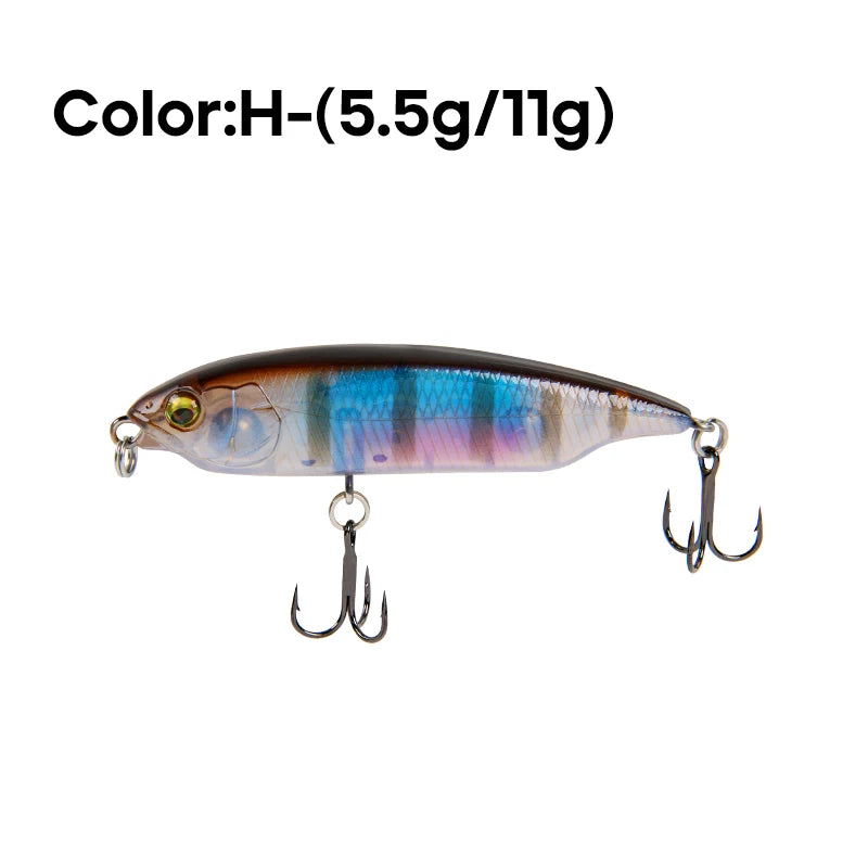 LETOYO 59mm 80mm Sinking Trout Lure Stick Pencil Lure Stickbait Freshwater Artificial Bait Trout Bass Pike Fishing Lure