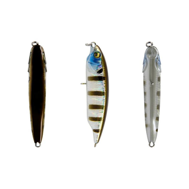 LETOYO 59mm 80mm Sinking Trout Lure Stick Pencil Lure Stickbait Freshwater Artificial Bait Trout Bass Pike Fishing Lure