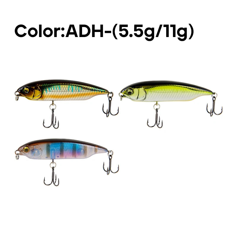 LETOYO 59mm 80mm Sinking Trout Lure Stick Pencil Lure Stickbait Freshwater Artificial Bait Trout Bass Pike Fishing Lure