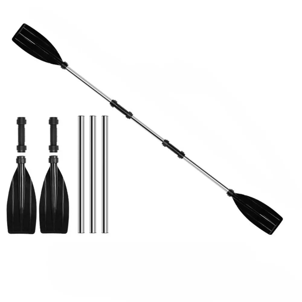 Aluminum Alloy Kayak Paddles Thicken Anti-twist Design Canoe Oars Durable Portable Fishing Boat Pulp Boating Accessories