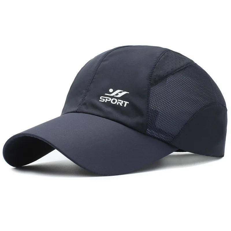Stay Protected in Style: UV Protection Baseball Cap with Quick-Drying Soft Top, Breathable Strapback for Hiking, Fishing & Outdo