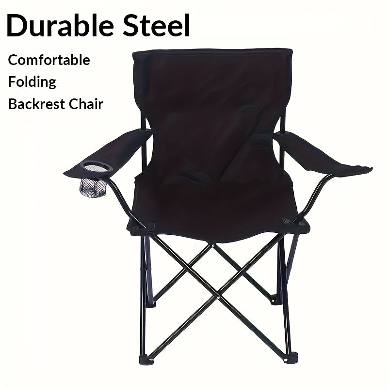 Camping Chair with Portable Steel Frame