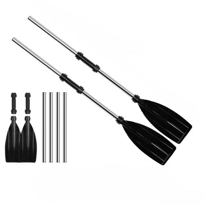 Aluminum Alloy Kayak Paddles Thicken Anti-twist Design Canoe Oars Durable Portable Fishing Boat Pulp Boating Accessories