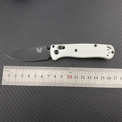 BM 533-3 MINI Bugout Nylon Wave Fibre Handle Axis Lock Folding Outdoor Self Defense Pocket Knife EDC Camping Hunting Tools