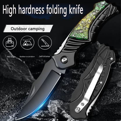 New Portable Outdoor Folding Fruit Knife for Kitchen Supplies, Sharp Survival Knife, Suitable for Camping and Hiking