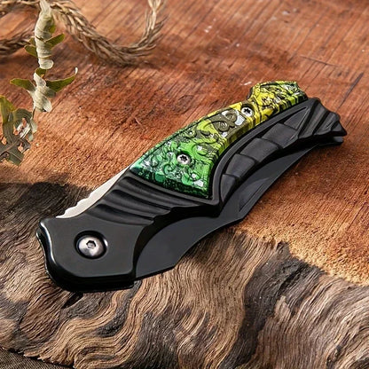 New Portable Outdoor Folding Fruit Knife for Kitchen Supplies, Sharp Survival Knife, Suitable for Camping and Hiking