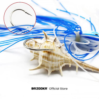 Bazooka 15g 18g Spinnerbait Fishing Lure Wire Bait Metal Spinner Buzzbait Swimbait Hook peche JIG Kit Skirt For Bass Pike Winter