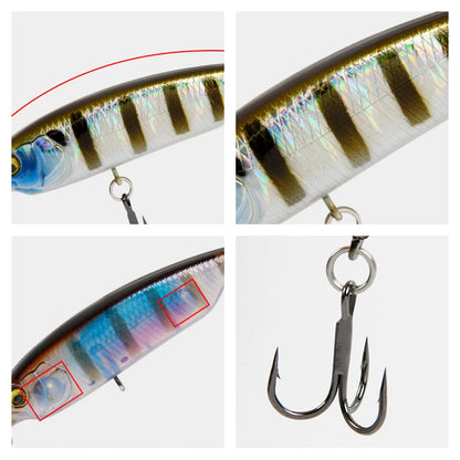 LETOYO 59mm 80mm Sinking Trout Lure Stick Pencil Lure Stickbait Freshwater Artificial Bait Trout Bass Pike Fishing Lure