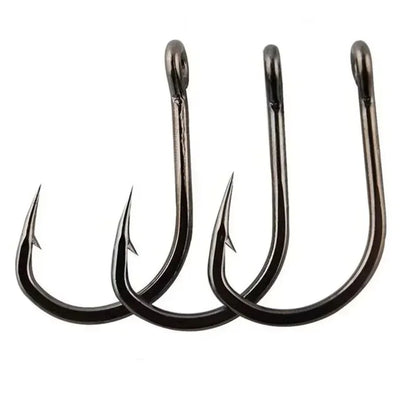 100-Piece High Carbon Steel Fishing Hooks Set – Strength You Can Trust