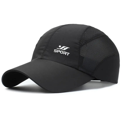 Stay Protected in Style: UV Protection Baseball Cap with Quick-Drying Soft Top, Breathable Strapback for Hiking, Fishing & Outdo