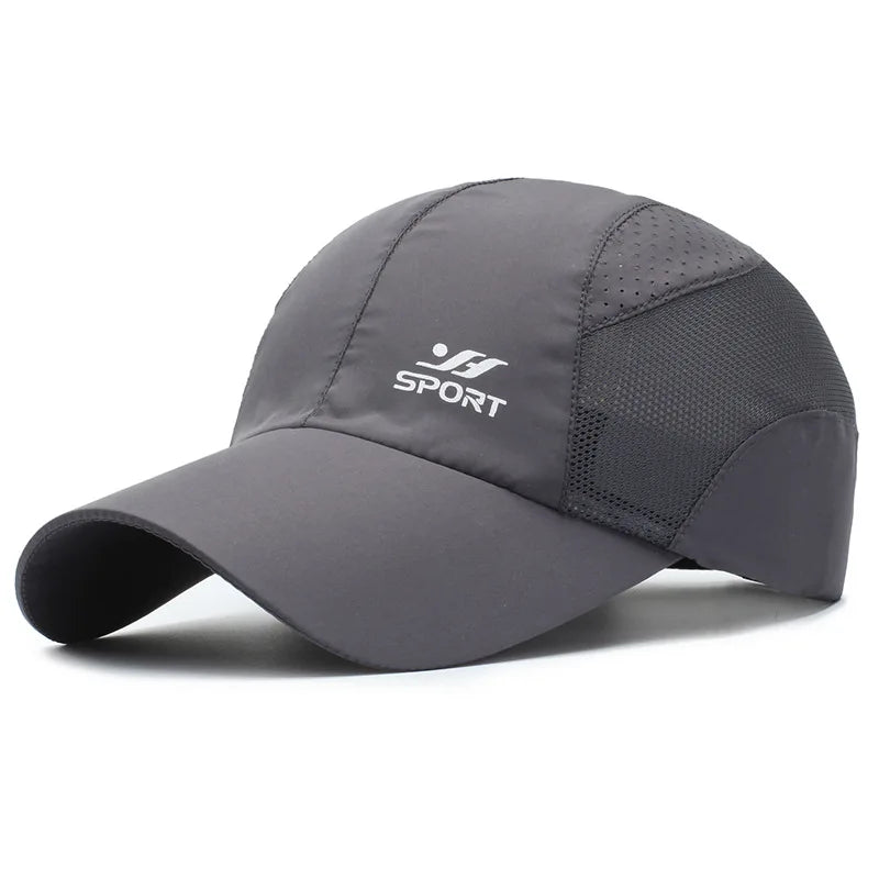 Stay Protected in Style: UV Protection Baseball Cap with Quick-Drying Soft Top, Breathable Strapback for Hiking, Fishing & Outdo