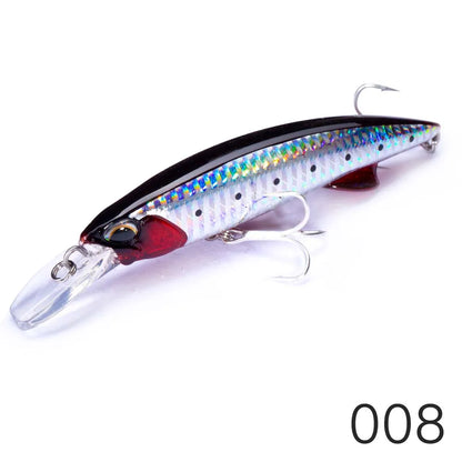 D1 Sea Minnow Heavy Sinking Lure 92mm 49g 110mm 60g Rocks & Beach Hard Bait Tuna Wobblers Carp Crankbait Pike with Treble Hooks