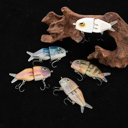 Jointed fishing lure Trout lure Johncoo 5.5cm 6.5g slow sinking Fishing lure 2 sections lure fishing bait Swimming bait