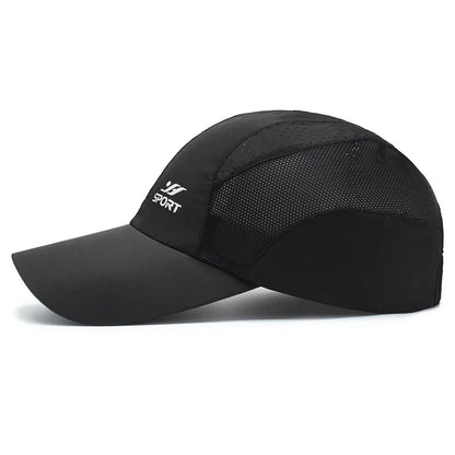 Stay Protected in Style: UV Protection Baseball Cap with Quick-Drying Soft Top, Breathable Strapback for Hiking, Fishing & Outdo