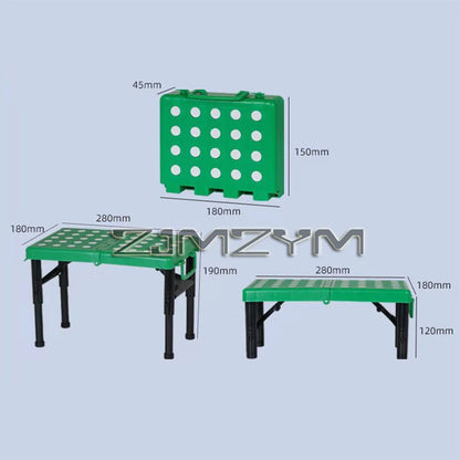 Portable Folding Plastic Stool – Compact Strength for Every Adventure