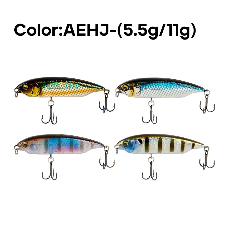 LETOYO 59mm 80mm Sinking Trout Lure Stick Pencil Lure Stickbait Freshwater Artificial Bait Trout Bass Pike Fishing Lure