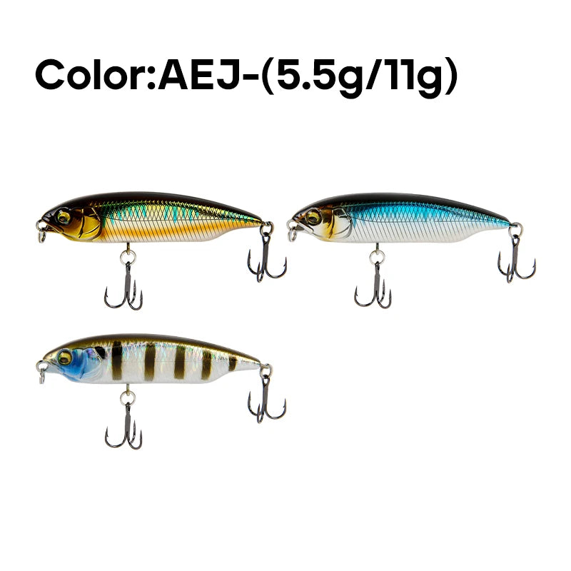 LETOYO 59mm 80mm Sinking Trout Lure Stick Pencil Lure Stickbait Freshwater Artificial Bait Trout Bass Pike Fishing Lure