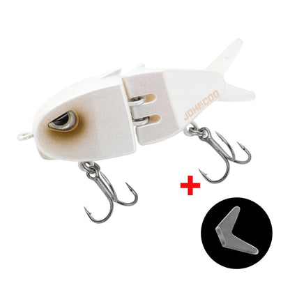 Jointed fishing lure Trout lure Johncoo 5.5cm 6.5g slow sinking Fishing lure 2 sections lure fishing bait Swimming bait
