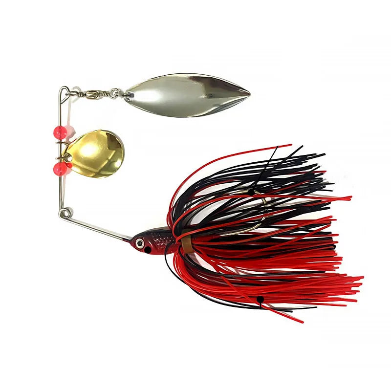 Bazooka 15g 18g Spinnerbait Fishing Lure Wire Bait Metal Spinner Buzzbait Swimbait Hook peche JIG Kit Skirt For Bass Pike Winter