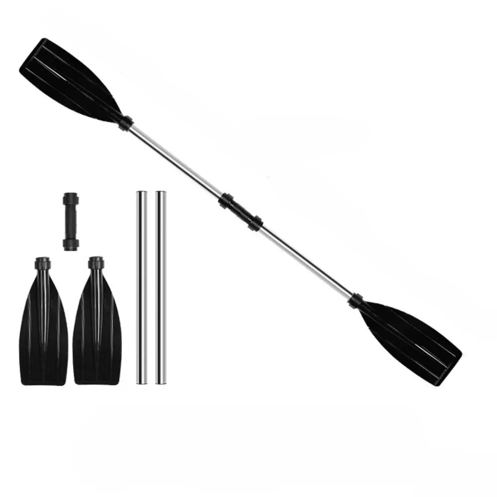 Aluminum Alloy Kayak Paddles Thicken Anti-twist Design Canoe Oars Durable Portable Fishing Boat Pulp Boating Accessories