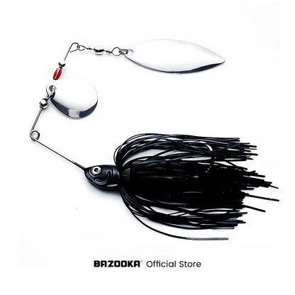 Bazooka 15g 18g Spinnerbait Fishing Lure Wire Bait Metal Spinner Buzzbait Swimbait Hook peche JIG Kit Skirt For Bass Pike Winter