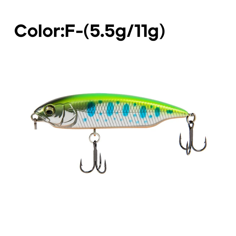 LETOYO 59mm 80mm Sinking Trout Lure Stick Pencil Lure Stickbait Freshwater Artificial Bait Trout Bass Pike Fishing Lure