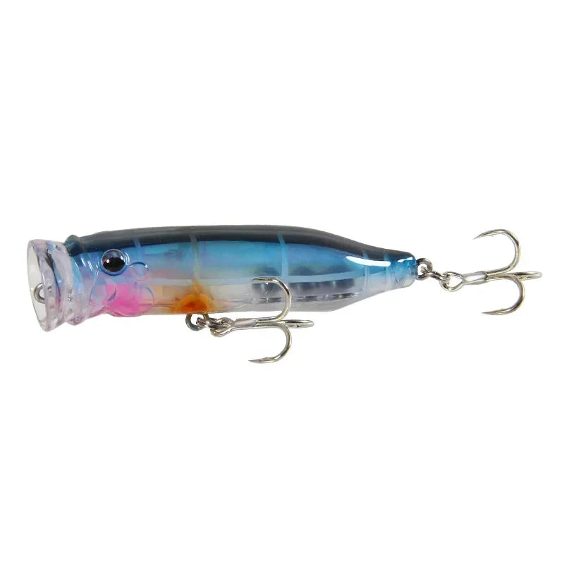 WaveStrike™ Popper Lure 7cm – Topwater Floating Crankbait