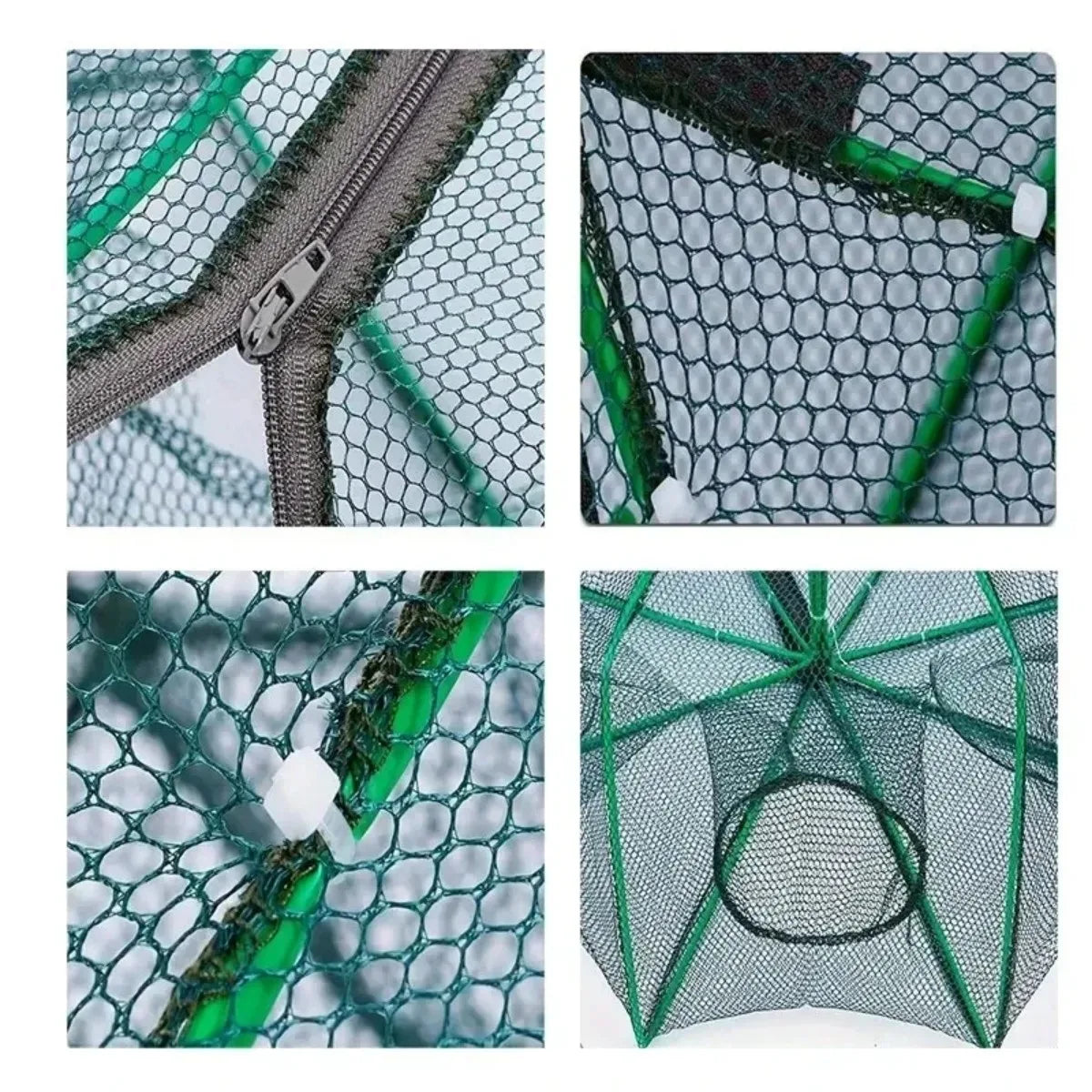 6-Hole Folding Fishing Trap – Smart, Compact, and Efficient Catching
