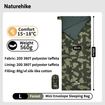 Camping Sleeping Bag Forest Pattern Camouflage