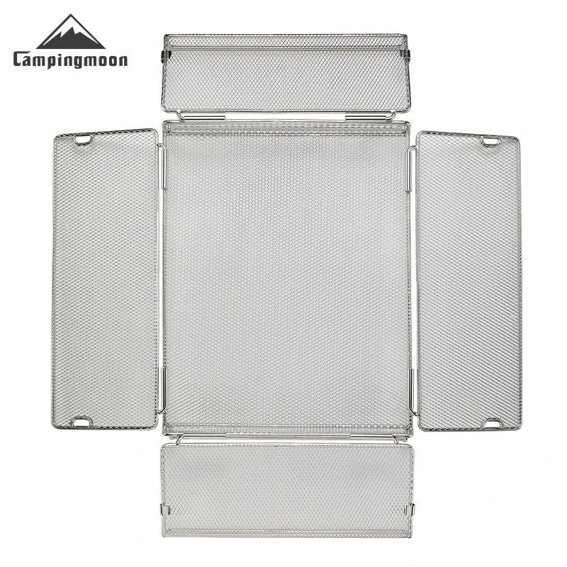 CAMPINGMOON CK-24 Outdoor IGT Table Unit Combination Multifunctional Water Filter Basket 304 Stainless Steel Storage Net Cage