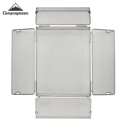 CAMPINGMOON CK-24 Outdoor IGT Table Unit Combination Multifunctional Water Filter Basket 304 Stainless Steel Storage Net Cage