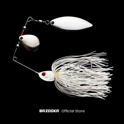 Bazooka 15g 18g Spinnerbait Fishing Lure Wire Bait Metal Spinner Buzzbait Swimbait Hook peche JIG Kit Skirt For Bass Pike Winter