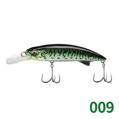 D1 Sea Minnow Heavy Sinking Lure 92mm 49g 110mm 60g Rocks & Beach Hard Bait Tuna Wobblers Carp Crankbait Pike with Treble Hooks