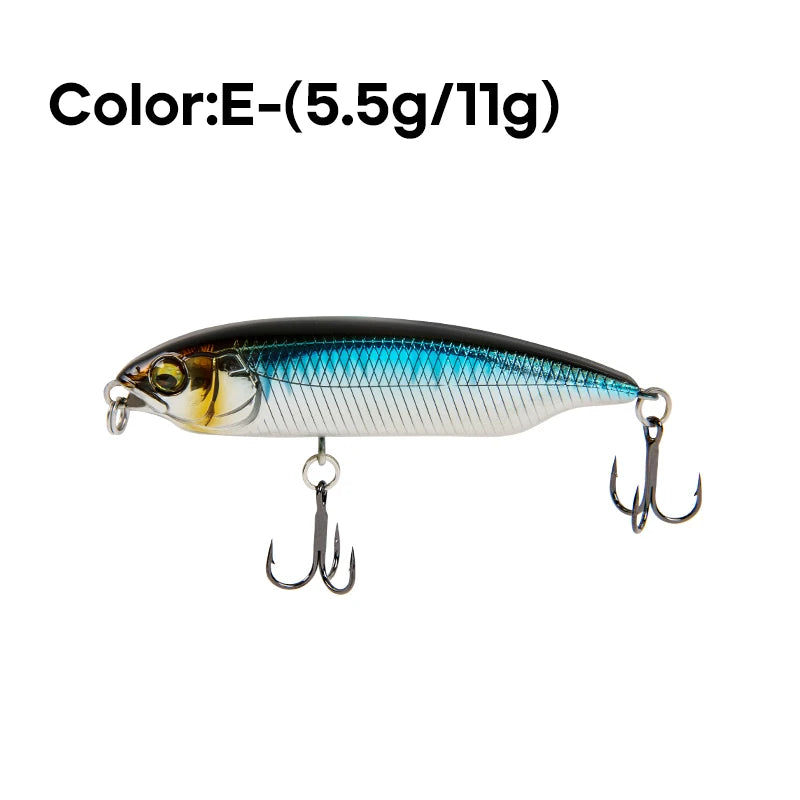 LETOYO 59mm 80mm Sinking Trout Lure Stick Pencil Lure Stickbait Freshwater Artificial Bait Trout Bass Pike Fishing Lure