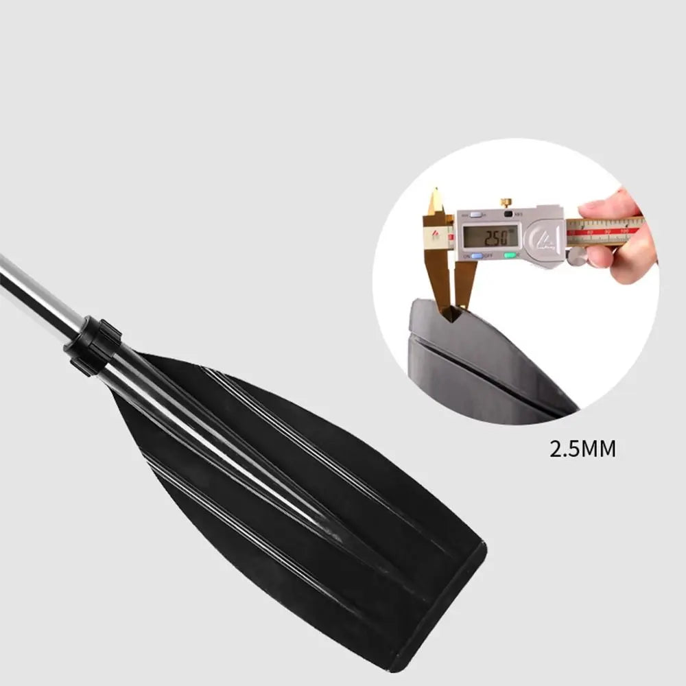 Aluminum Alloy Kayak Paddles Thicken Anti-twist Design Canoe Oars Durable Portable Fishing Boat Pulp Boating Accessories